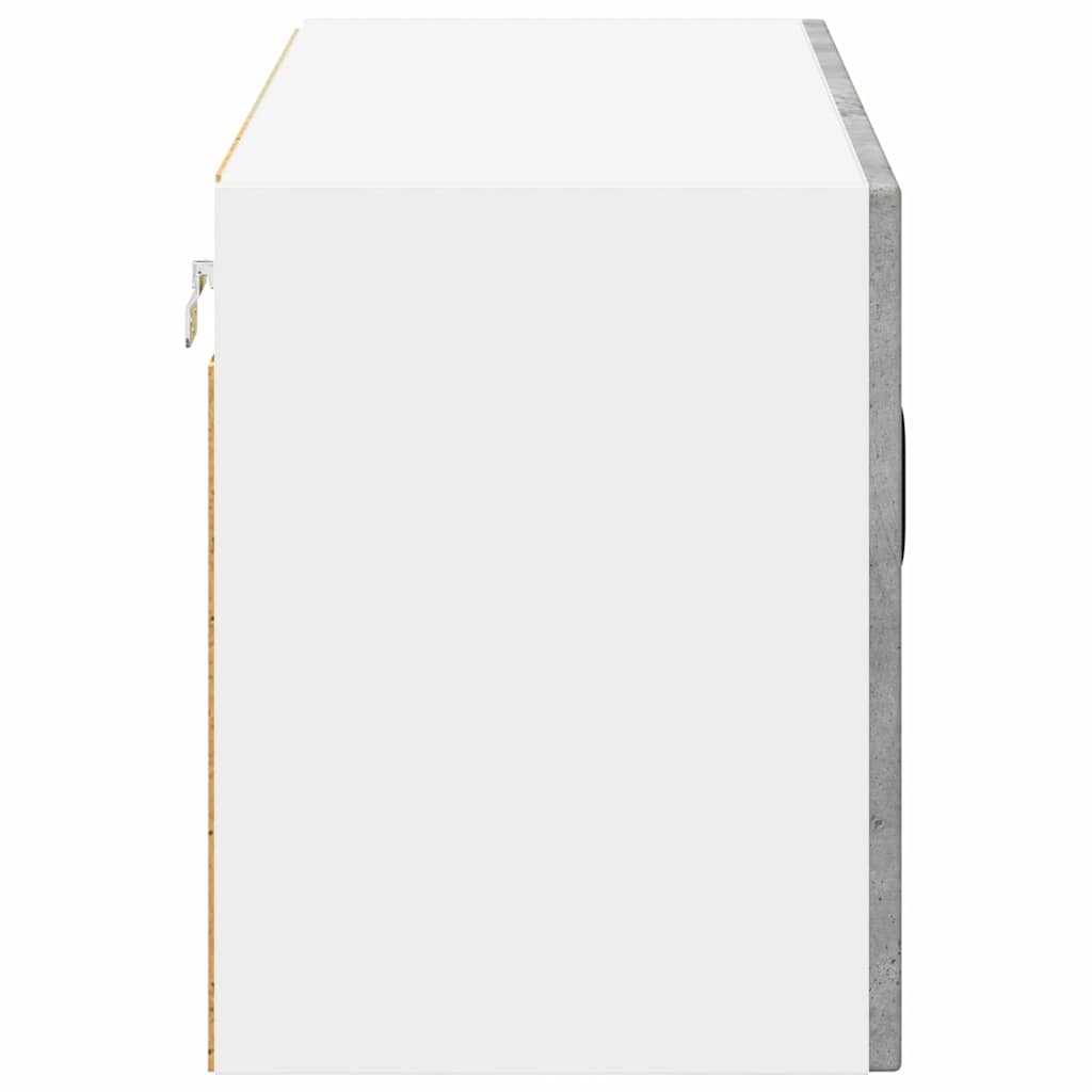 Kitchen Cabinet Concrete Grey 80 x 31 x 40 cm Engineered Wood