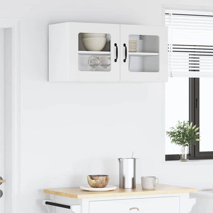 Kitchen Cabinet with Shelf High Gloss White 80 x 31 x 40 cm