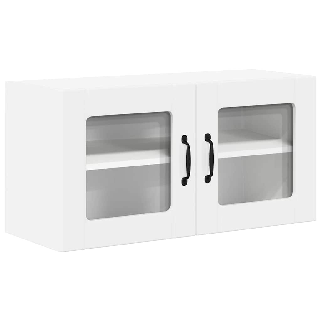 Kitchen Cabinet with Shelf High Gloss White 80 x 31 x 40 cm