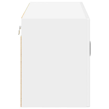 Kitchen Cabinet with Shelf High Gloss White 80 x 31 x 40 cm