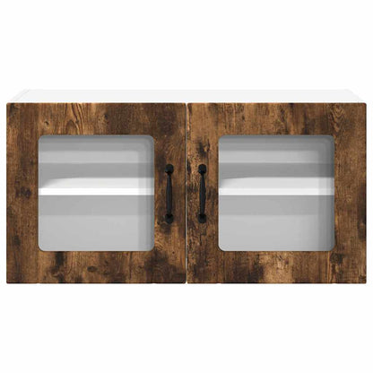 Kitchen Cabinet Smoked Oak 80 x 31 x 40 cm Engineered Wood