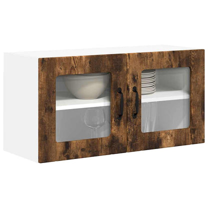 Kitchen Cabinet Smoked Oak 80 x 31 x 40 cm Engineered Wood