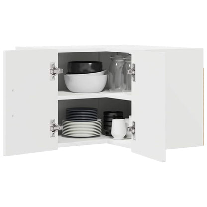 Kitchen Cabinet with Shelf High Gloss White 57 x 57 x 40 cm