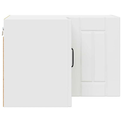 Kitchen Cabinet with Shelf High Gloss White 57 x 57 x 40 cm