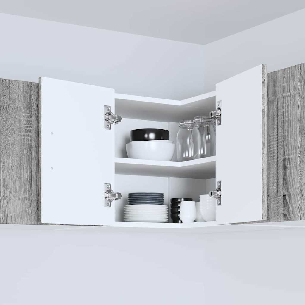 Kitchen Cabinet Grey Sonoma 57 x 57 x 40 cm Engineered Wood