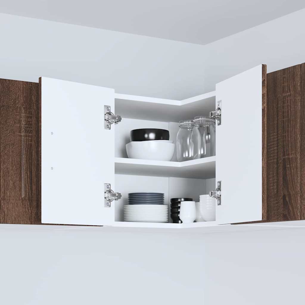 Kitchen Cabinet Brown Oak 57 x 57 x 40 cm Engineered Wood