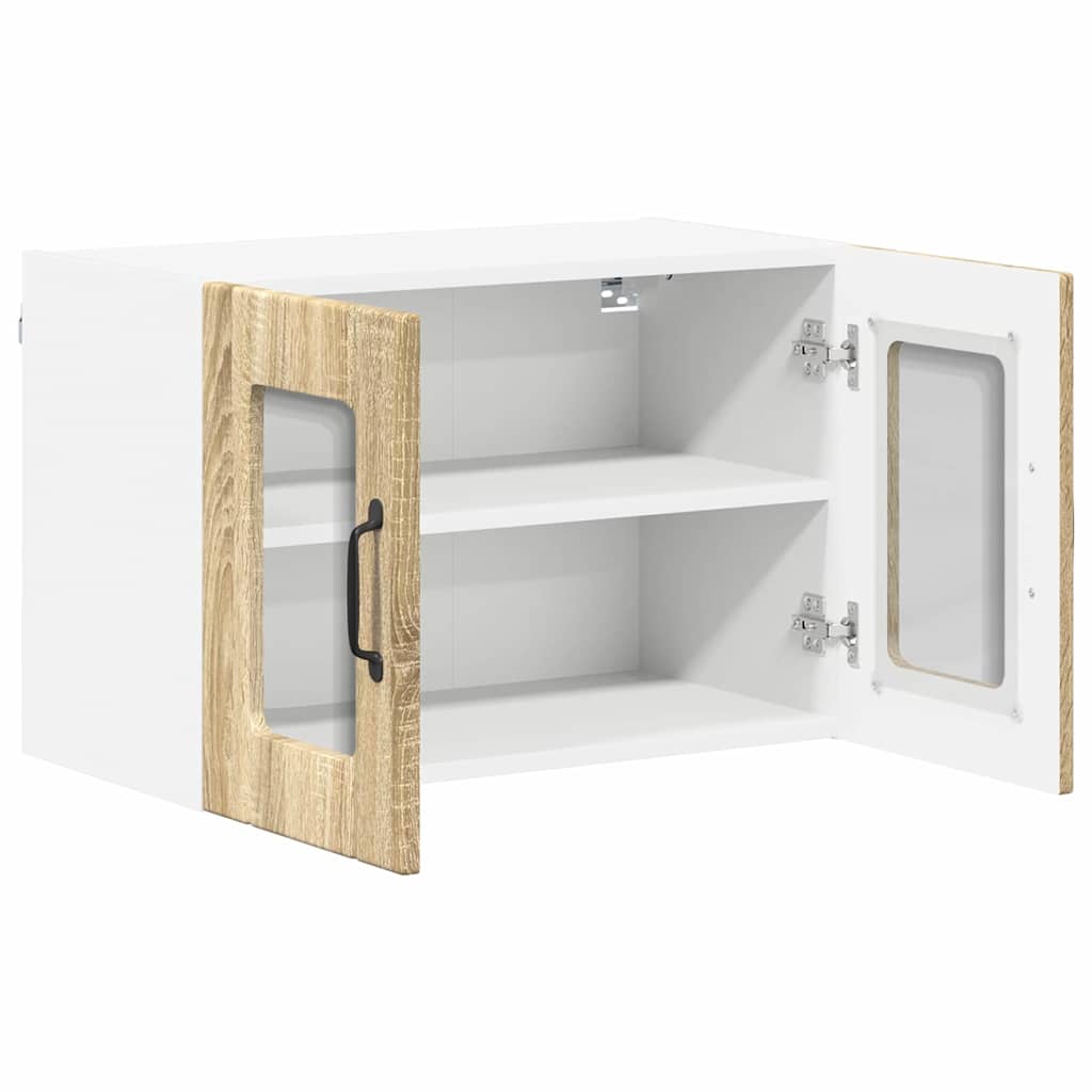 Kitchen Cabinet with Shelf 2 pcs Sonoma Oak 60 x 31 x 40 cm