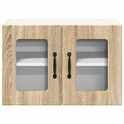 Kitchen Cabinet with Shelf 2 pcs Sonoma Oak 60 x 31 x 40 cm