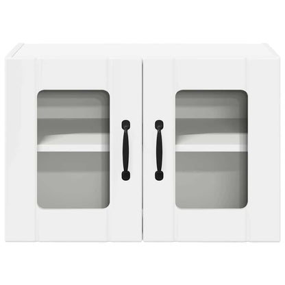 Kitchen Cabinet 2 pcs High Gloss White 60 x 31 x 40 cm