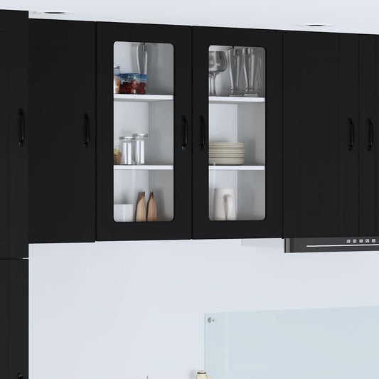 Kitchen Cabinet Black 40 x 31 x 80 cm Engineered Wood