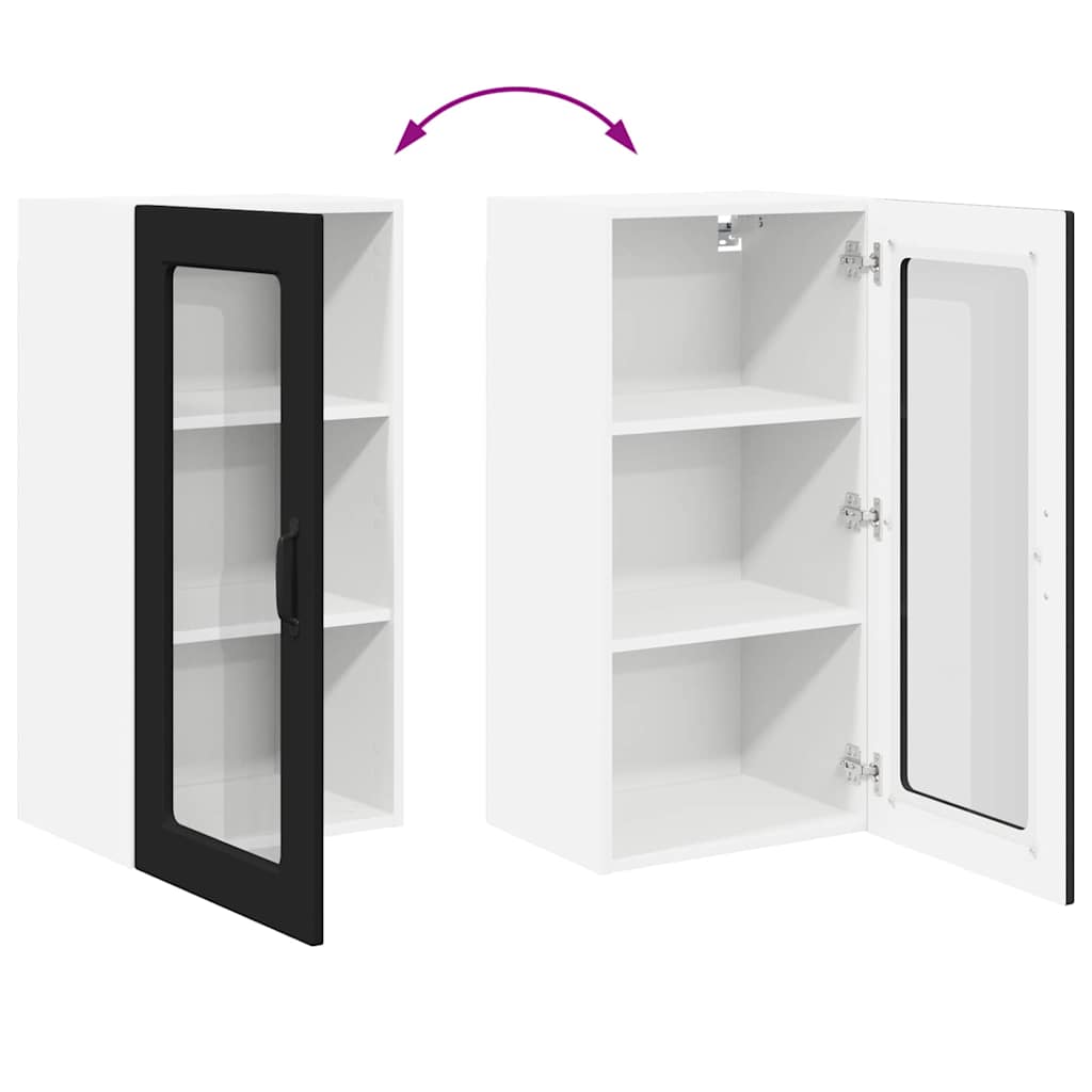 Kitchen Cabinet Black 40 x 31 x 80 cm Engineered Wood