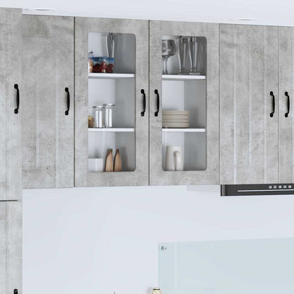 Kitchen Cabinet Concrete Grey 40 x 31 x 80 cm Engineered Wood