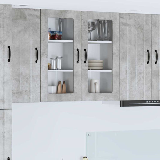 Kitchen Cabinet Concrete Grey 40 x 31 x 80 cm Engineered Wood
