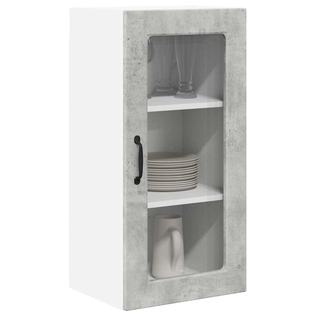 Kitchen Cabinet Concrete Grey 40 x 31 x 80 cm Engineered Wood