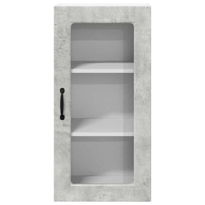 Kitchen Cabinet with Shelf 2 pcs Concrete Grey 40 x 31 x 80 cm