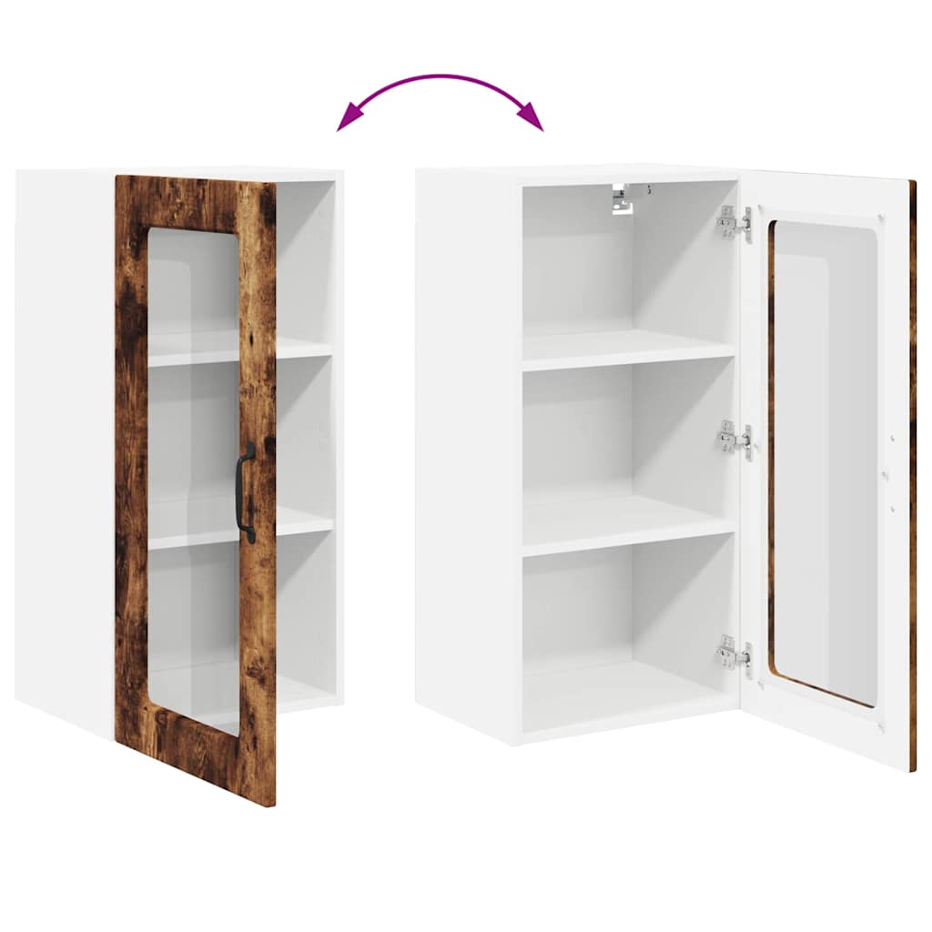 Kitchen Cabinet Smoked Oak 40 x 31 x 80 cm Engineered Wood