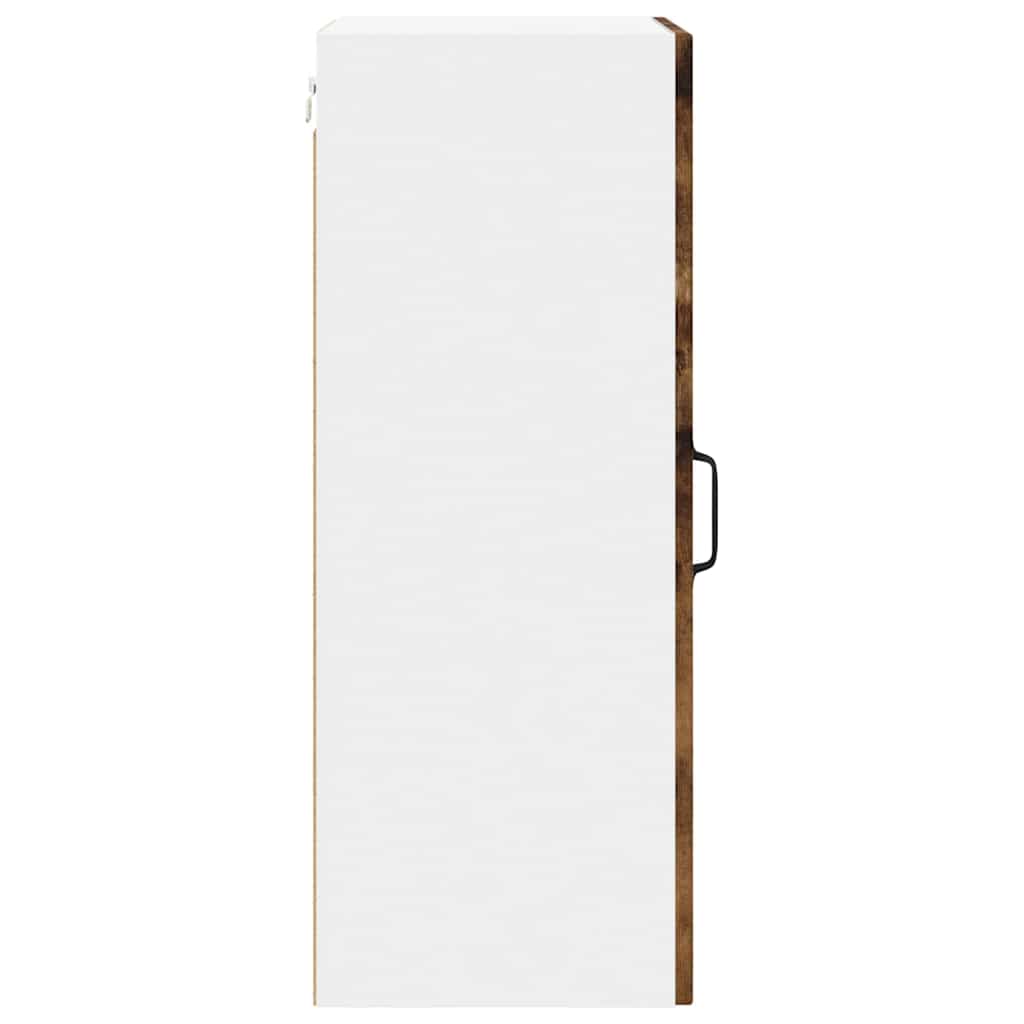 Kitchen Cabinet with Shelf 2 pcs Smoked Oak 40 x 31 x 80 cm