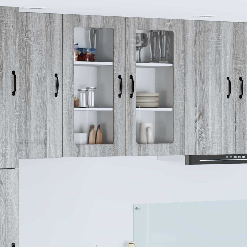 Kitchen Cabinet Grey Sonoma 40 x 31 x 80 cm Engineered Wood