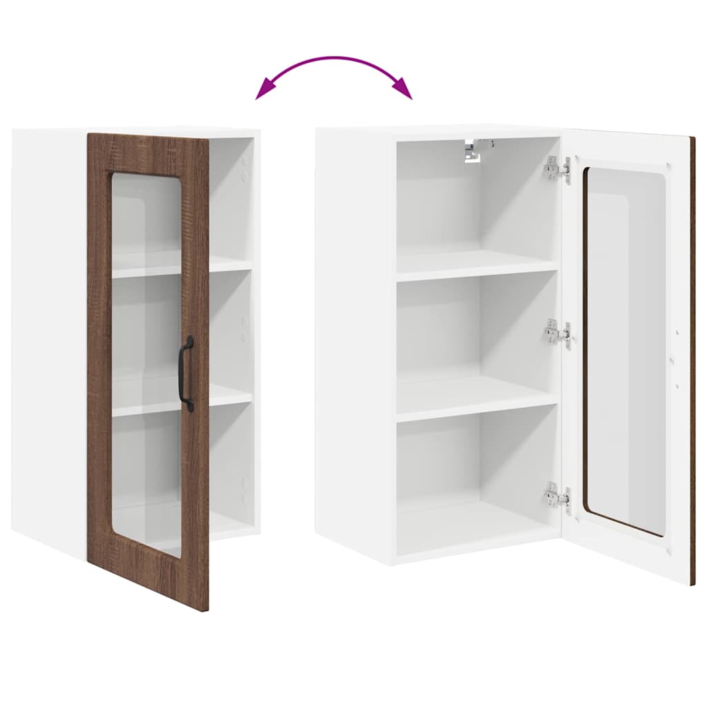 Kitchen Cabinet Brown Oak 40 x 31 x 80 cm Engineered Wood