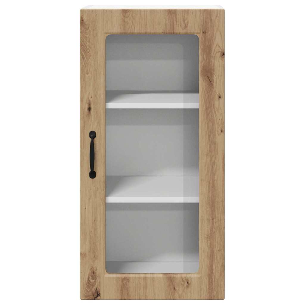 Kitchen Cabinet with Shelf 2 pcs Artisan Oak 40 x 31 x 80 cm