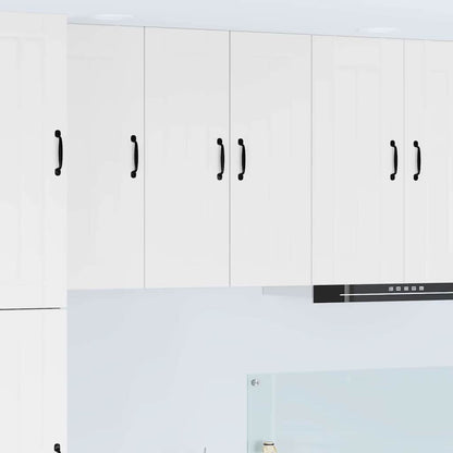 Kitchen Wall Cabinet White 30 x 31 x 80 cm Engineered Wood