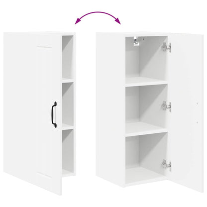 Kitchen Wall Cabinet White 30 x 31 x 80 cm Engineered Wood