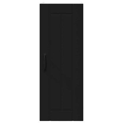 Kitchen Cabinet 2 pcs Black 30 x 31 x 80 cm Engineered Wood