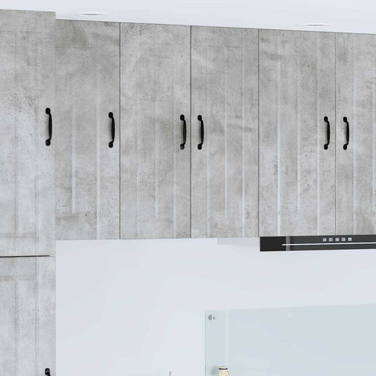 Kitchen Cabinet Concrete Grey 30 x 31 x 80 cm Engineered Wood