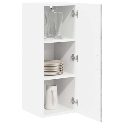 Kitchen Cabinet with Shelf 2 pcs Concrete Grey 30 x 31 x 80 cm