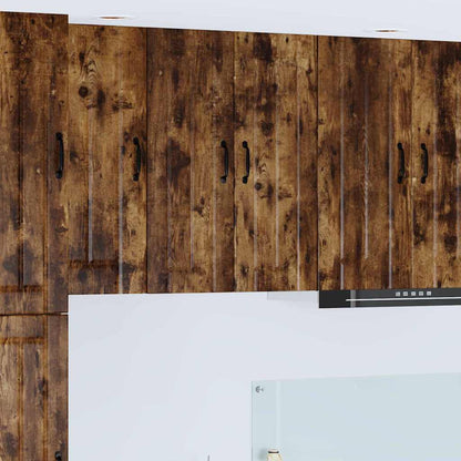 Kitchen Cabinet Smoked Oak 30 x 31 x 80 cm Engineered Wood