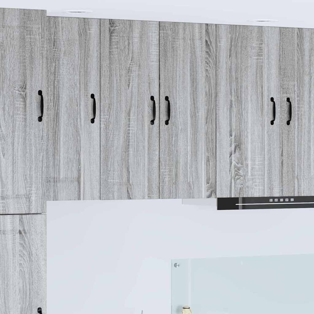 Kitchen Cabinet Grey Sonoma 30 x 31 x 80 cm Engineered Wood