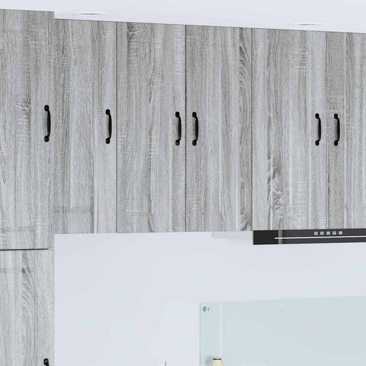 Kitchen Cabinet Grey Sonoma 30 x 31 x 80 cm Engineered Wood