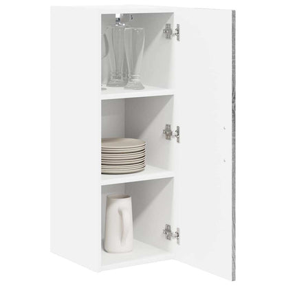 Kitchen Cabinet with Shelf 2 pcs Grey Sonoma 30 x 31 x 80 cm
