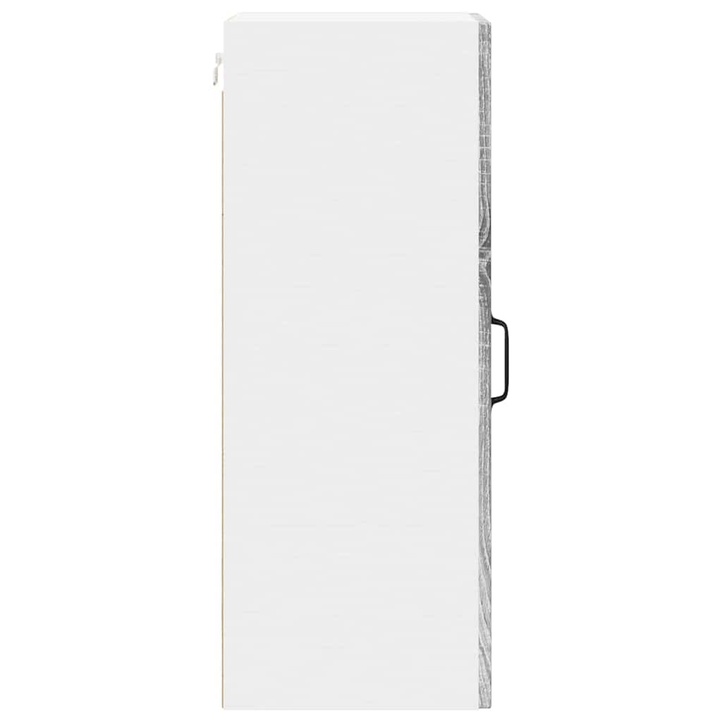 Kitchen Cabinet with Shelf 2 pcs Grey Sonoma 30 x 31 x 80 cm