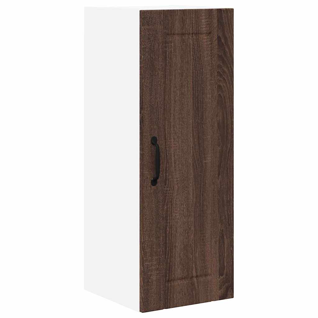 Kitchen Cabinet 2 pcs Brown Oak 30 x 31 x 80 cm Engineered Wood