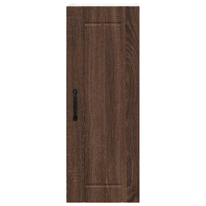 Kitchen Cabinet 2 pcs Brown Oak 30 x 31 x 80 cm Engineered Wood