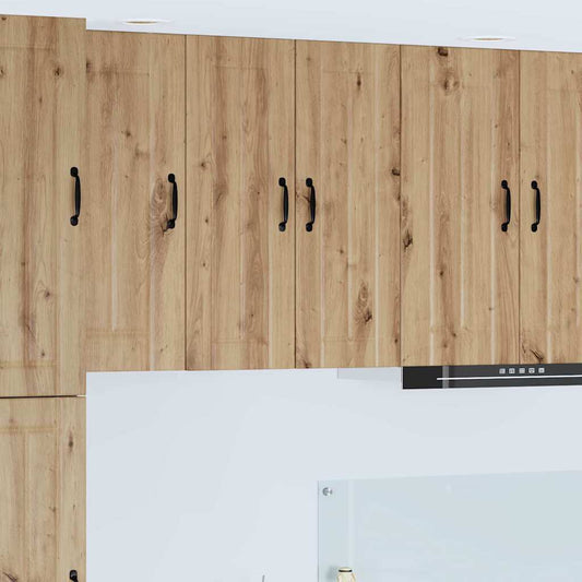 Kitchen Wall Cabinet with Shelf Artisan Oak 30 x 31 x 80 cm
