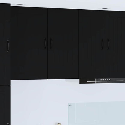 Kitchen Cabinet Black 40 x 31 x 80 cm Engineered Wood