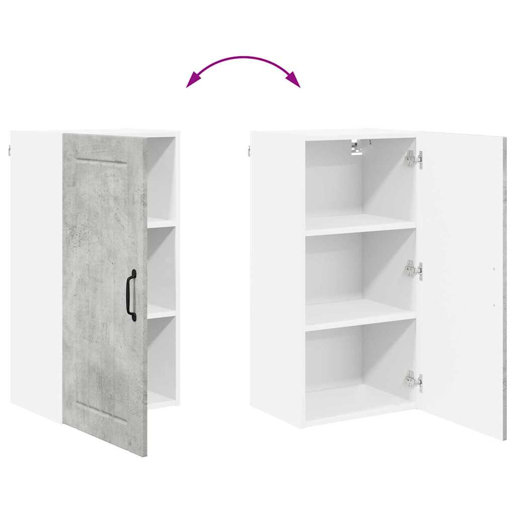 Kitchen Cabinet Concrete Grey 40 x 31 x 80 cm Engineered Wood