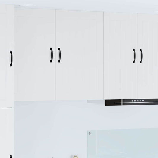 Kitchen Cabinet with Shelf High Gloss White 50 x 31 x 80 cm