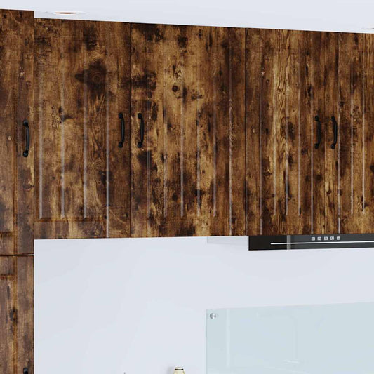 Kitchen Cabinet Smoked Oak 50 x 31 x 80 cm Engineered Wood