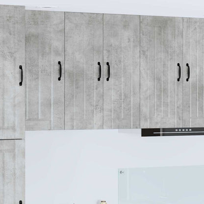 Kitchen Cabinet Concrete Grey 60 x 31 x 80 cm Engineered Wood