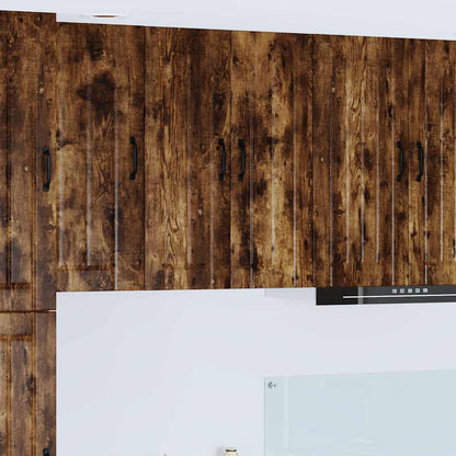 Kitchen Cabinet Smoked Oak 60 x 31 x 80 cm Engineered Wood