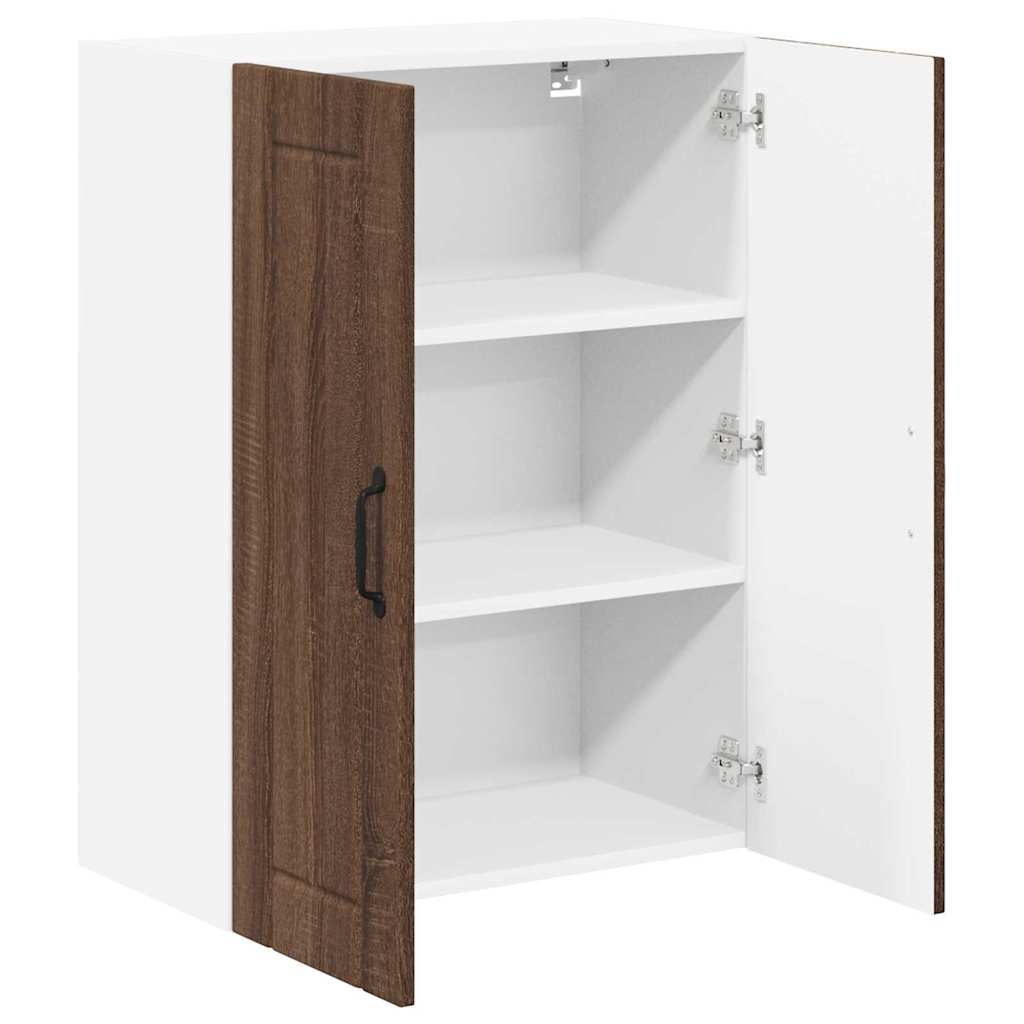 Kitchen Cabinet Brown Oak 60 x 31 x 80 cm Engineered Wood