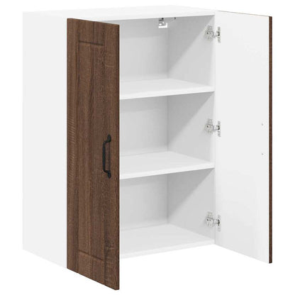 Kitchen Cabinet Brown Oak 60 x 31 x 80 cm Engineered Wood