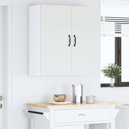 Kitchen Cabinet with Shelf High Gloss White 80 x 31 x 80 cm