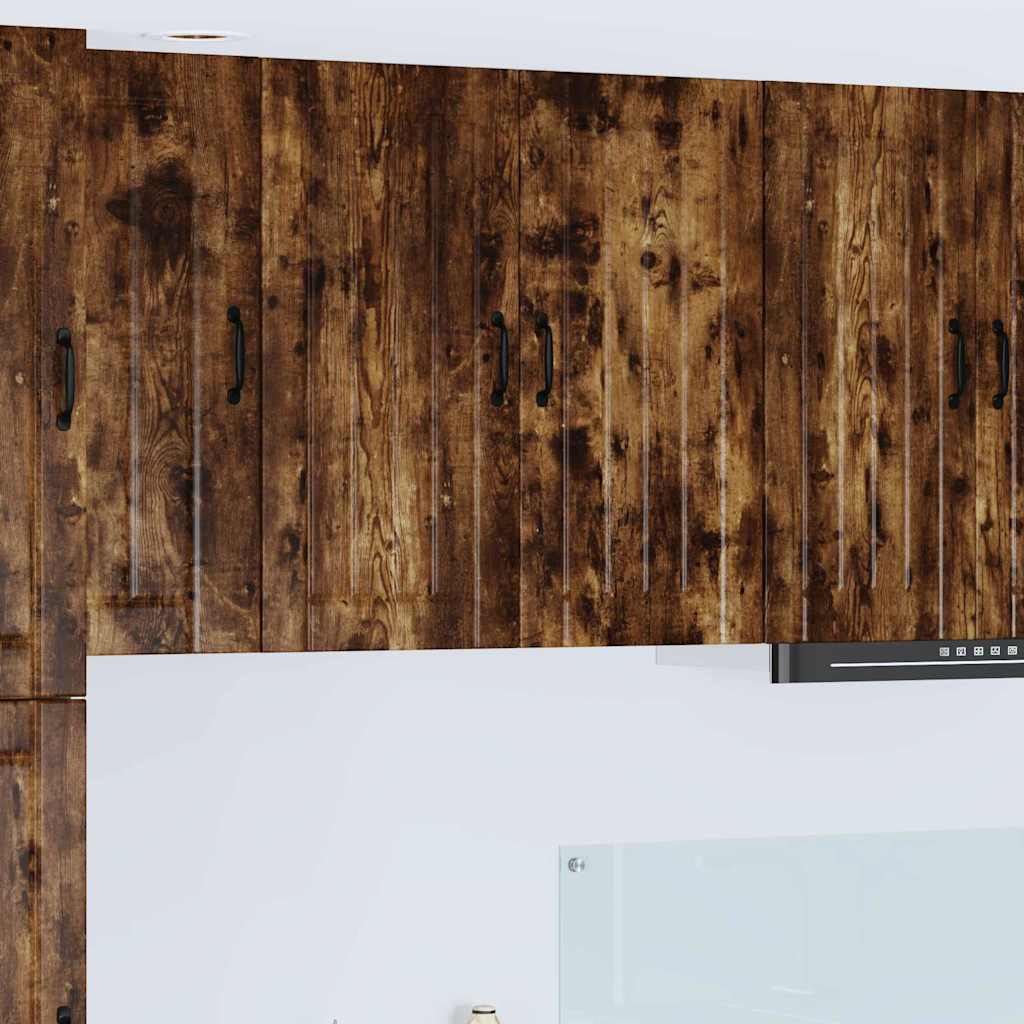 Kitchen Cabinet Smoked Oak 80 x 31 x 80 cm Engineered Wood