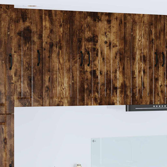Kitchen Cabinet Smoked Oak 80 x 31 x 80 cm Engineered Wood