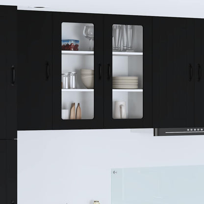 Kitchen Cabinet Black 80 x 31 x 80 cm Engineered Wood