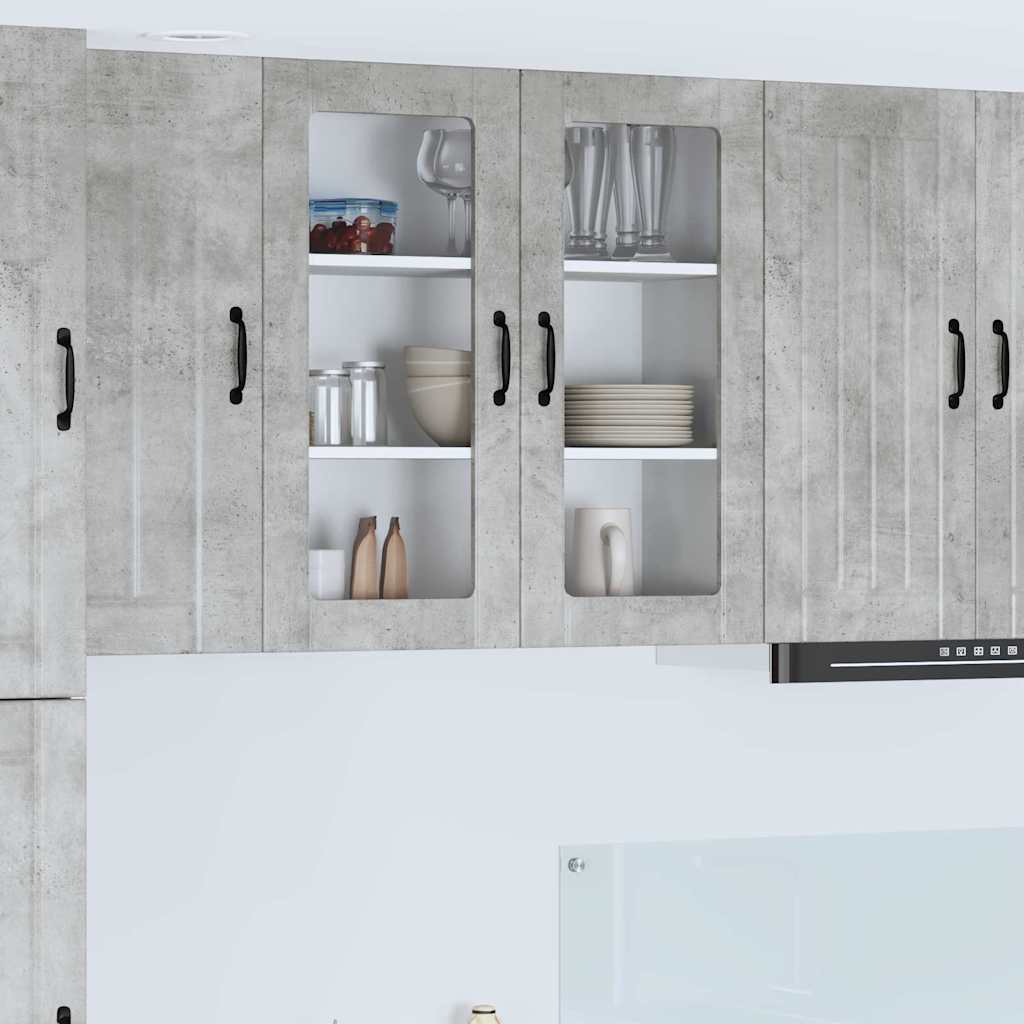 Kitchen Cabinet Concrete Grey 80 x 31 x 80 cm Engineered Wood